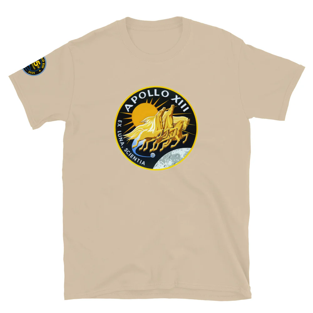 Apollo 13 55th Anniversary Unisex T-Shirt - Image 4