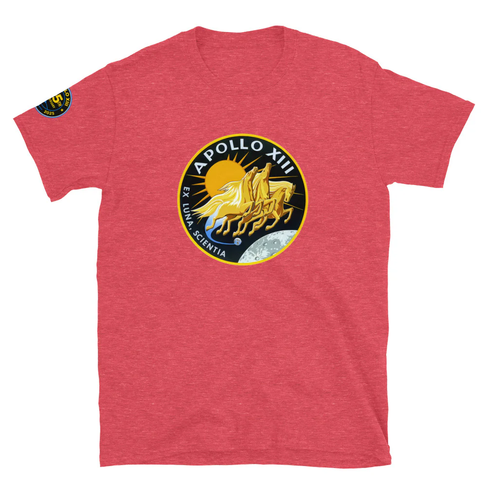 Apollo 13 55th Anniversary Unisex T-Shirt - Image 6