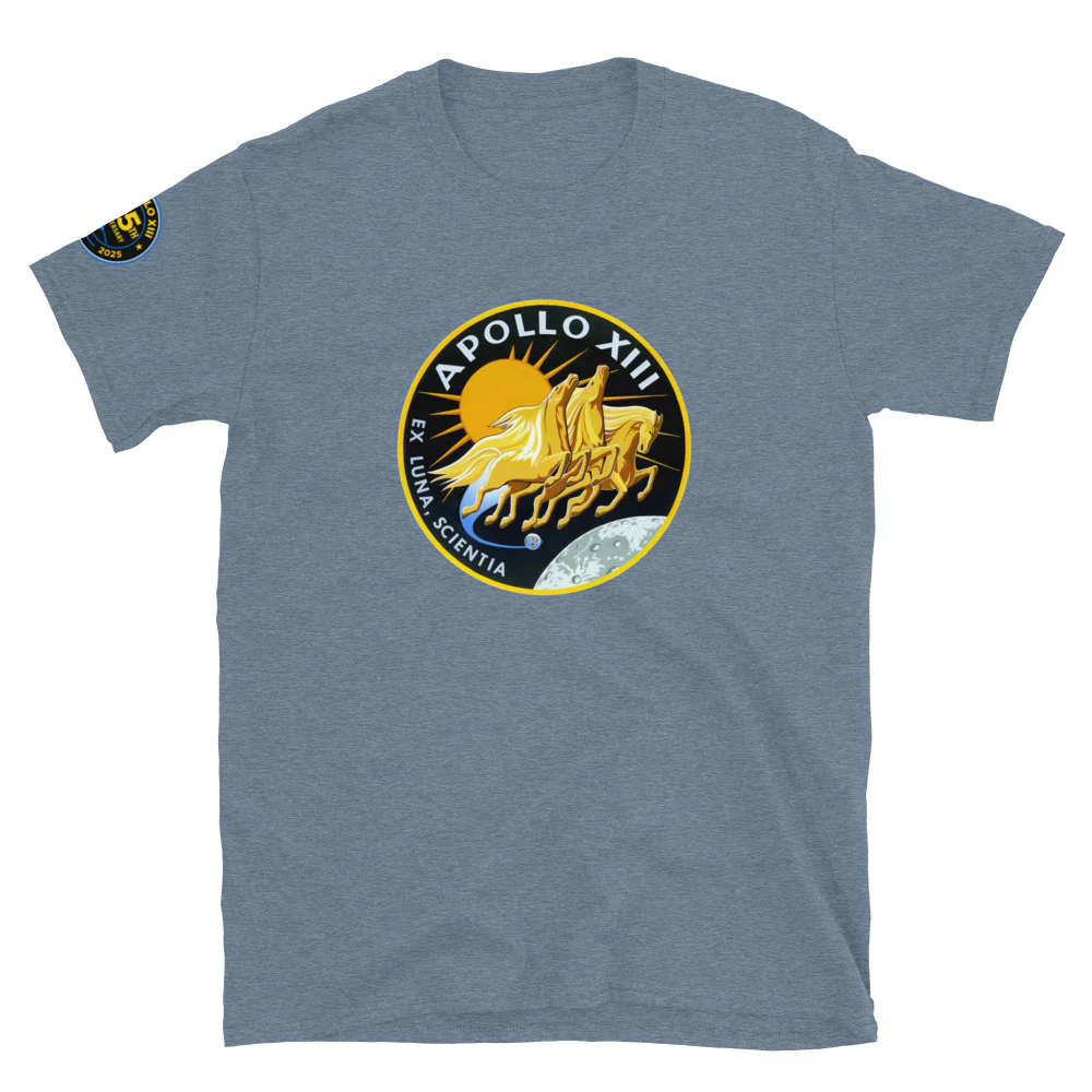 Apollo 13 55th Anniversary Unisex T-Shirt - Image 7