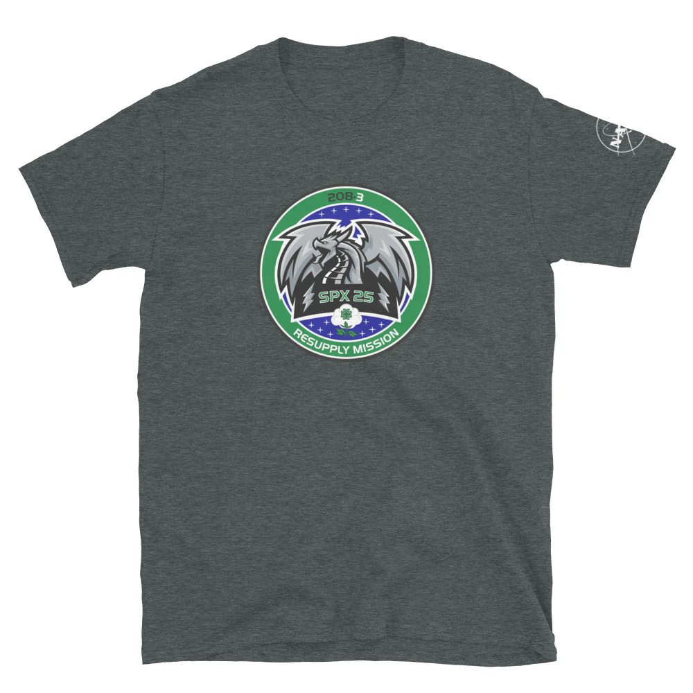 NASA's SpaceX CRS-25 Unisex T-Shirt - Image 3