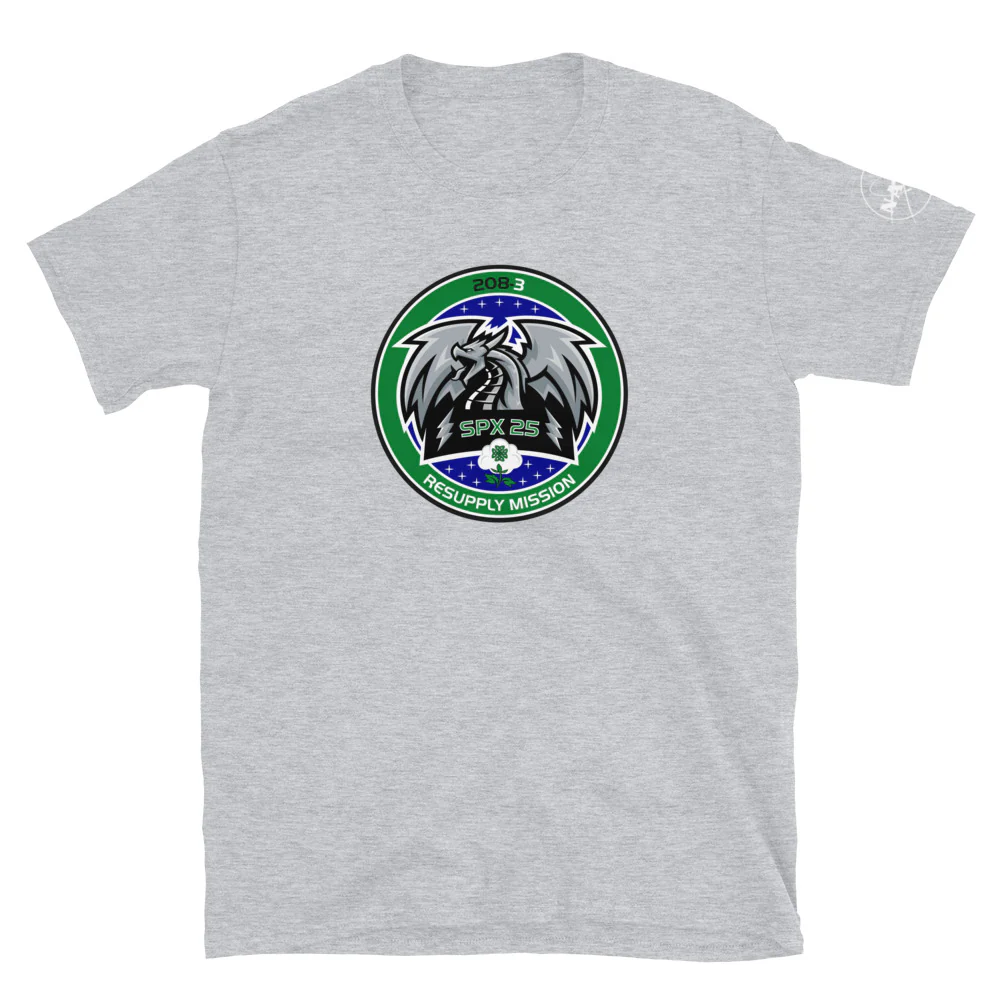 NASA's SpaceX CRS-25 Unisex T-Shirt - Image 4