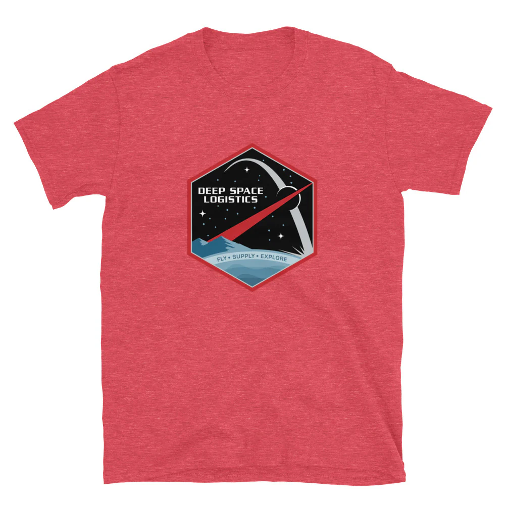 Deep Space Logistic Unisex T-Shirt - Image 4