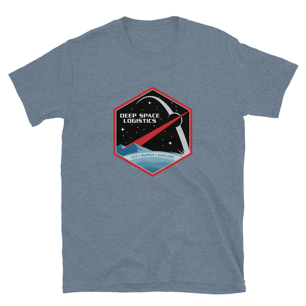 Deep Space Logistic Unisex T-Shirt - Image 5