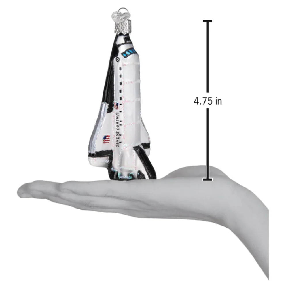 Glass Shuttle Ornament - Image 2
