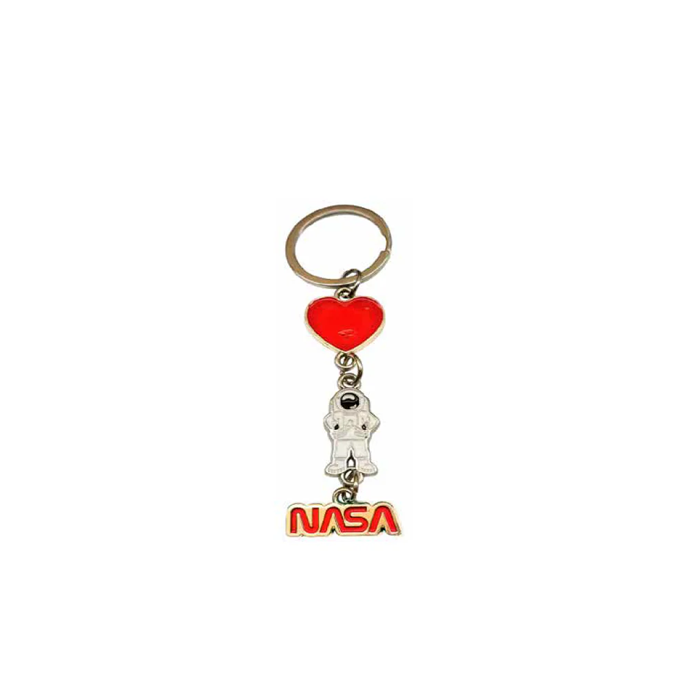 Heart NASA Keychain