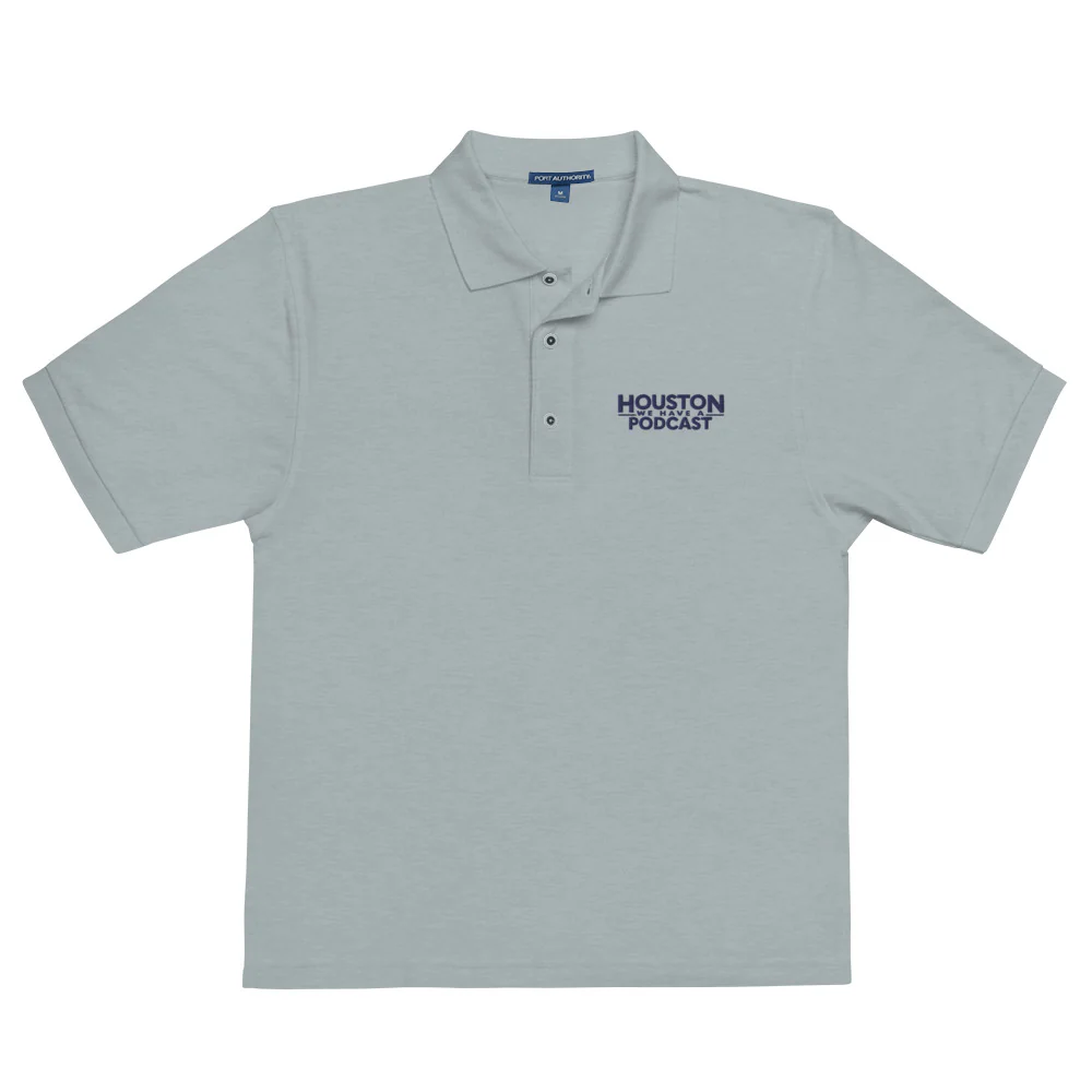 Houston We Have A Podcast Men's Premium Polo - Image 3