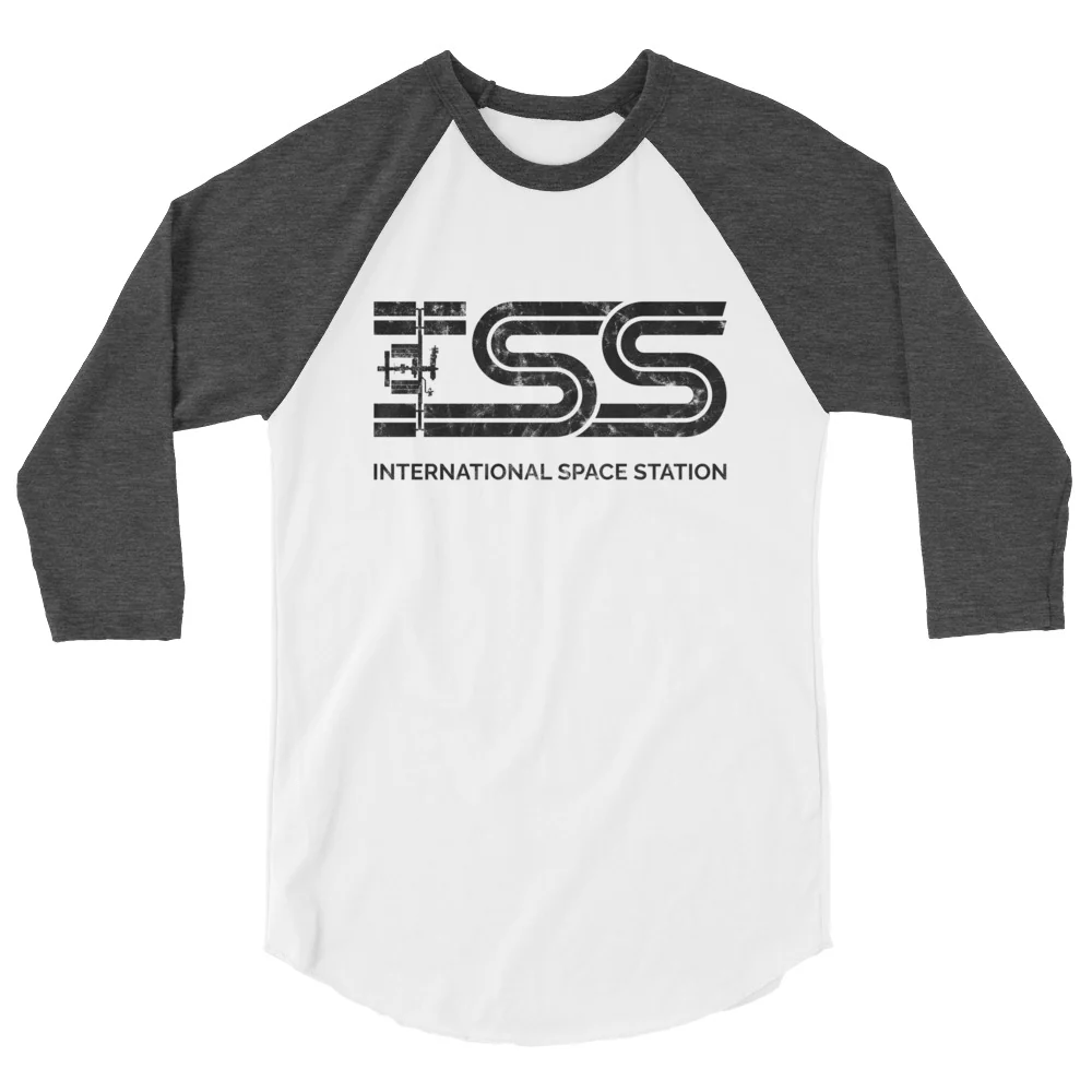ISS Unisex 3/4 sleeve raglan shirt - Image 4
