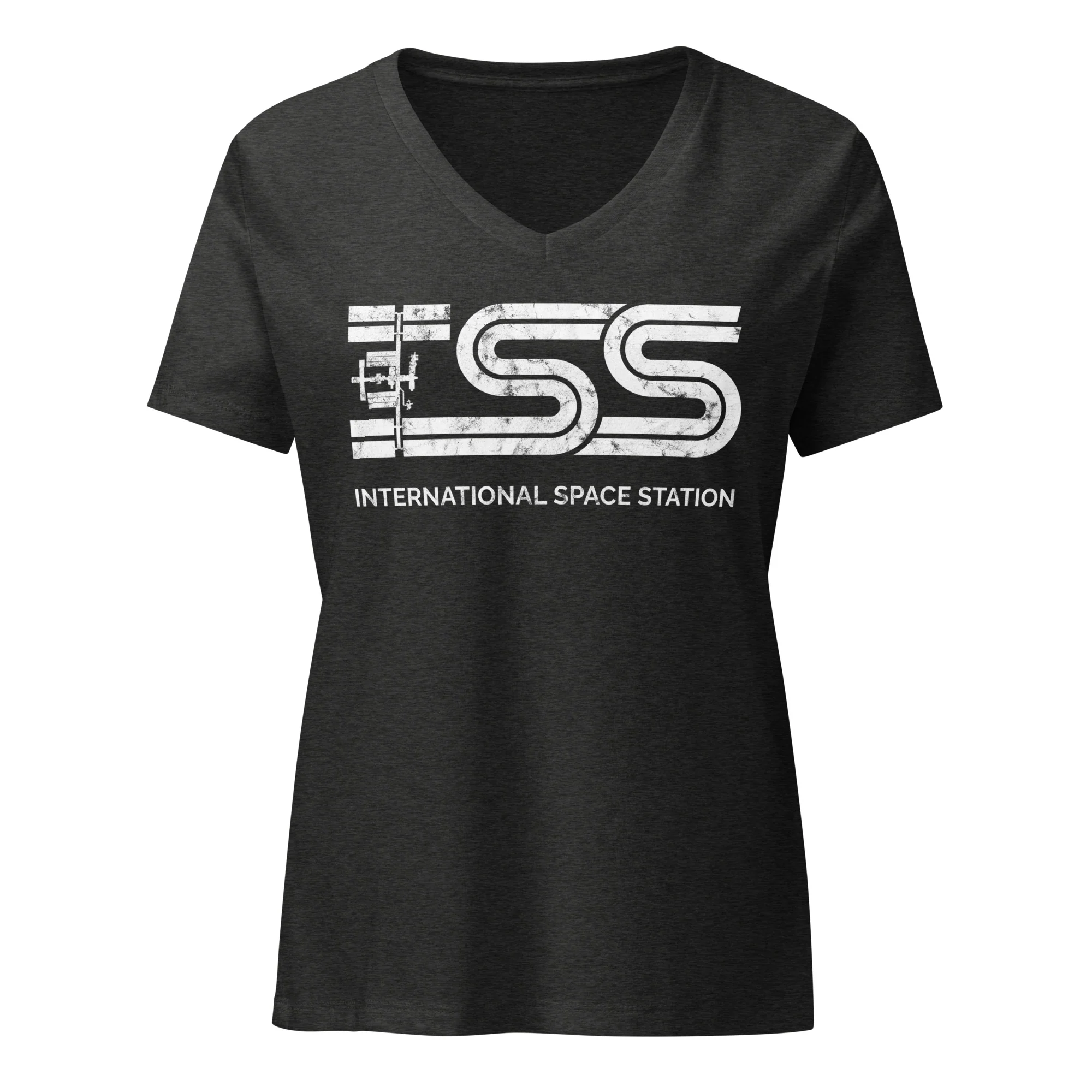 ISS Women’s Relaxed V-neck T-shirt - Image 3