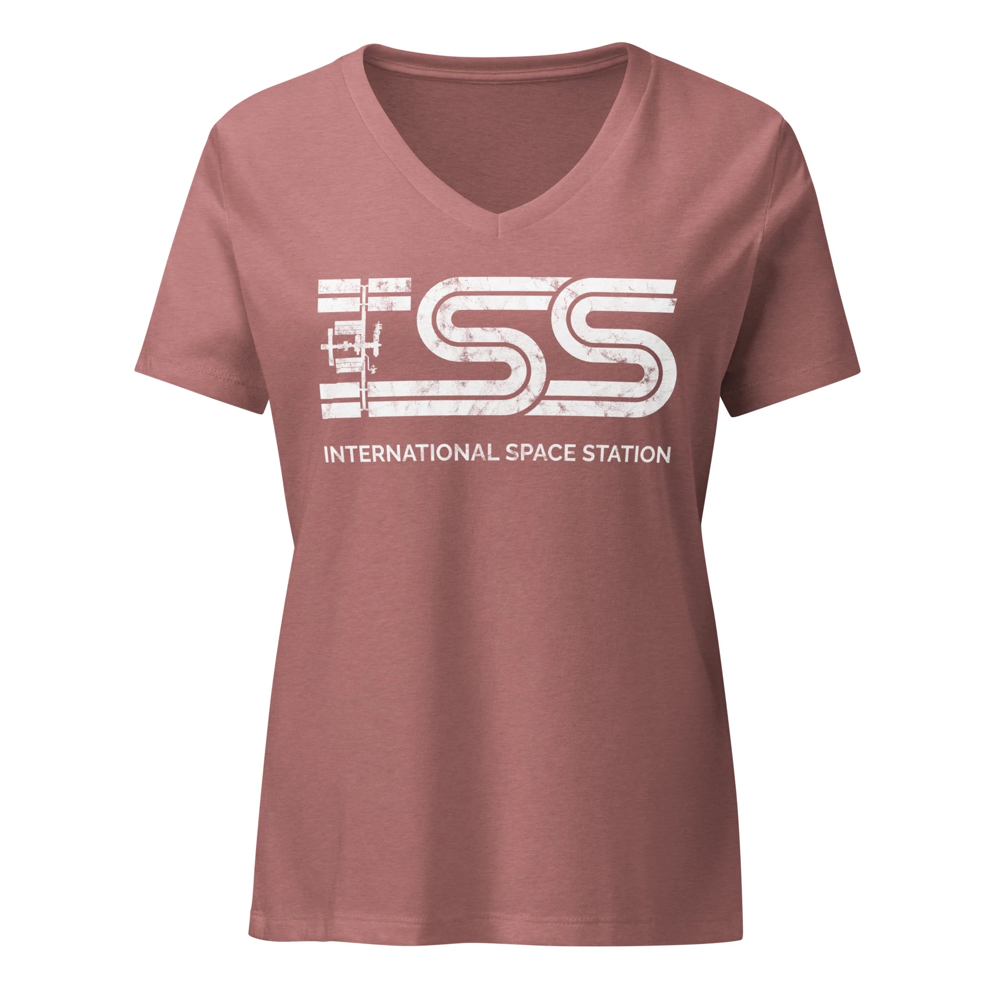 ISS Women’s Relaxed V-neck T-shirt - Image 5