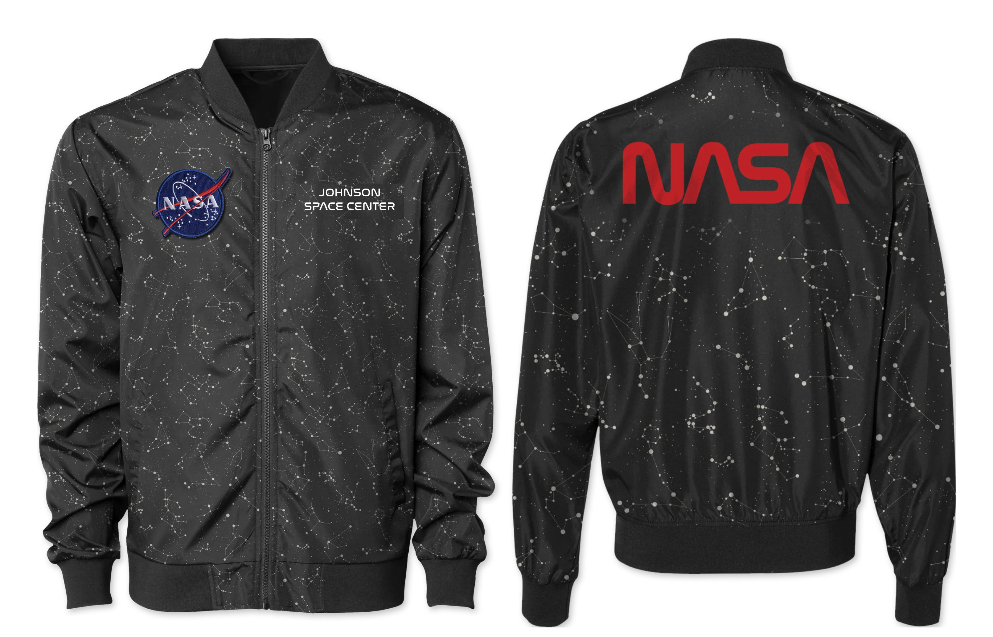 NASA Constellations Bomber Jacket