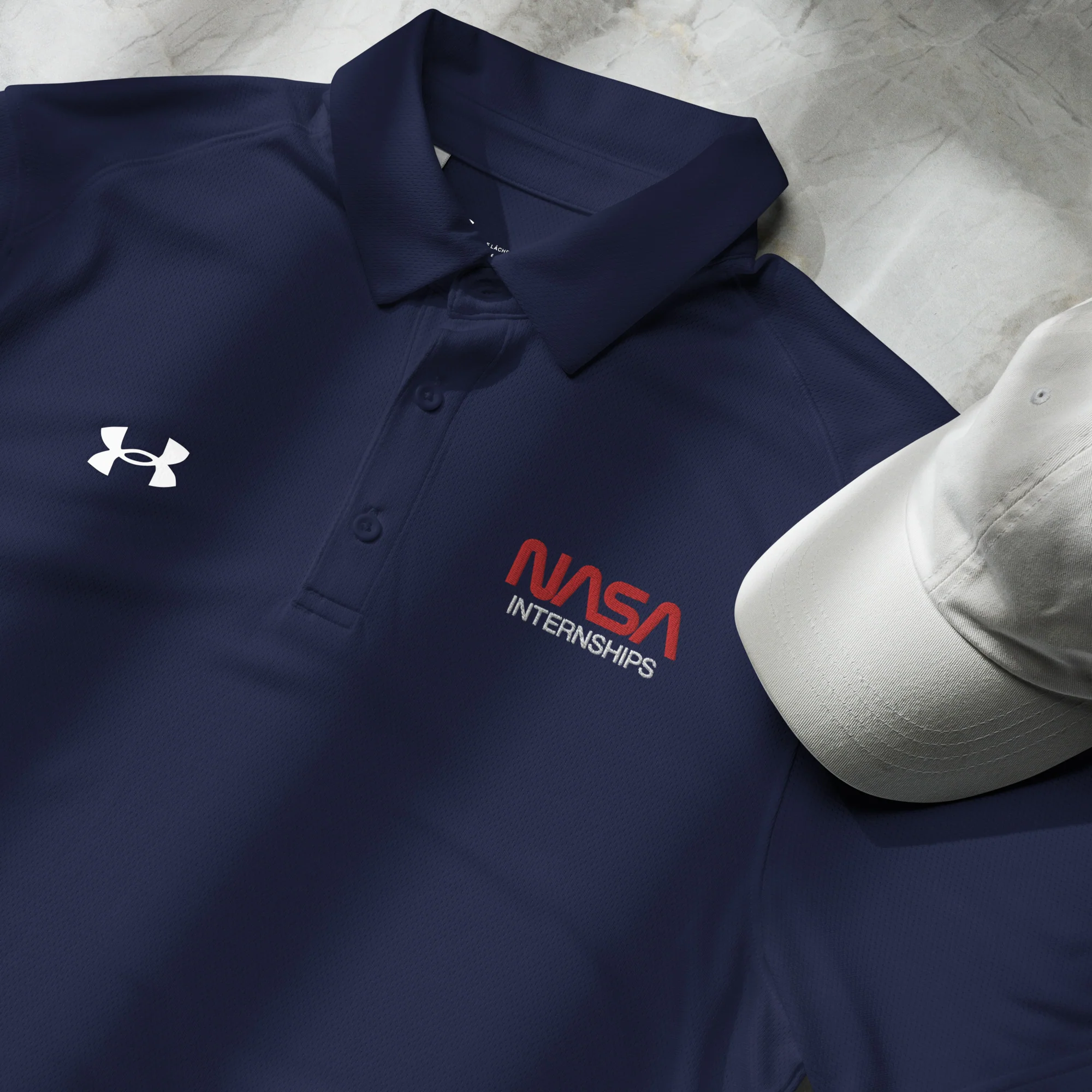 NASA Internships Under Armour® Men's polo - Image 7