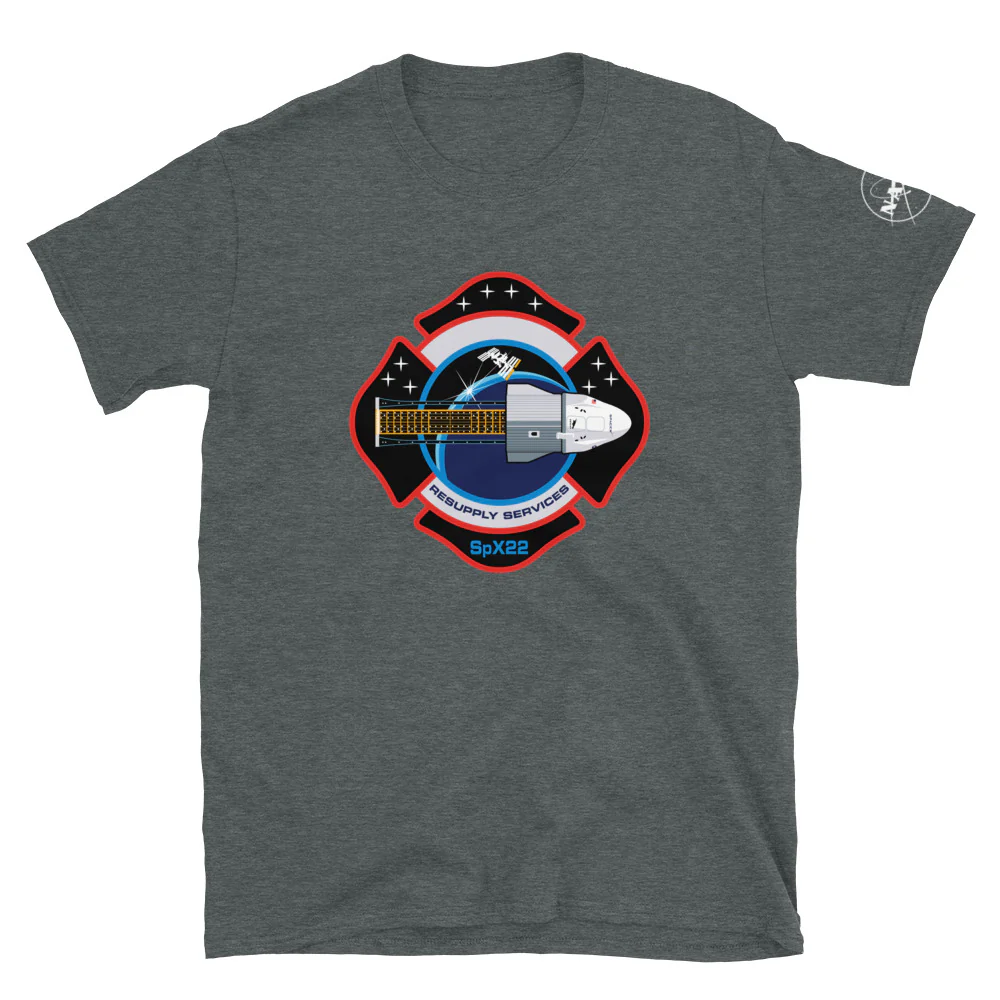 NASA’s SpaceX CRS-22 Unisex T-Shirt - Image 3