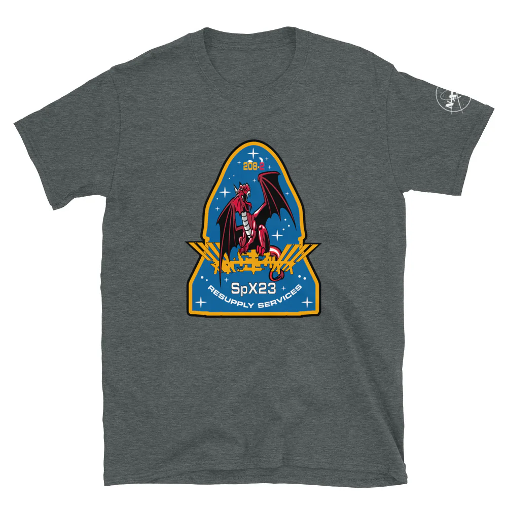 NASA’s SpaceX CRS-23 Unisex T-Shirt - Image 3