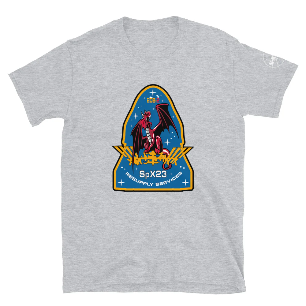 NASA’s SpaceX CRS-23 Unisex T-Shirt - Image 4