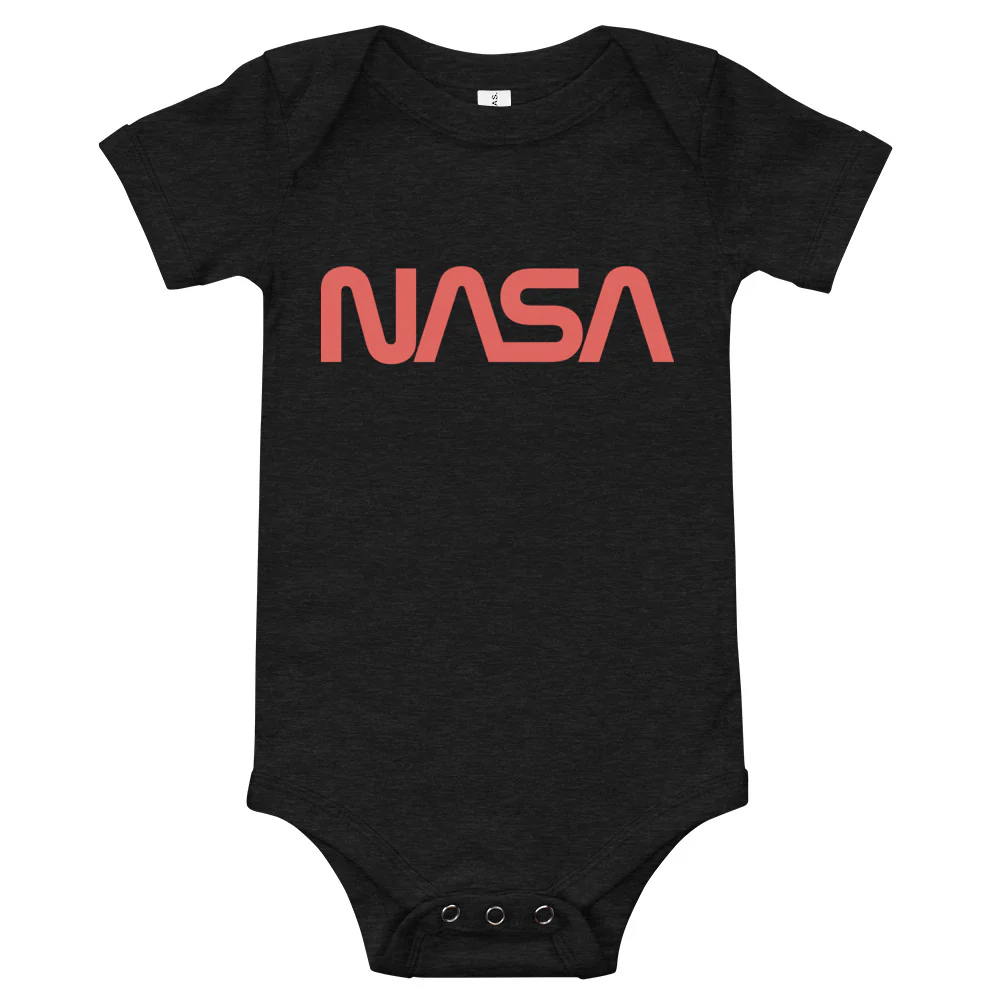 NASA Worm Baby Short Sleeve Onesie - Image 6