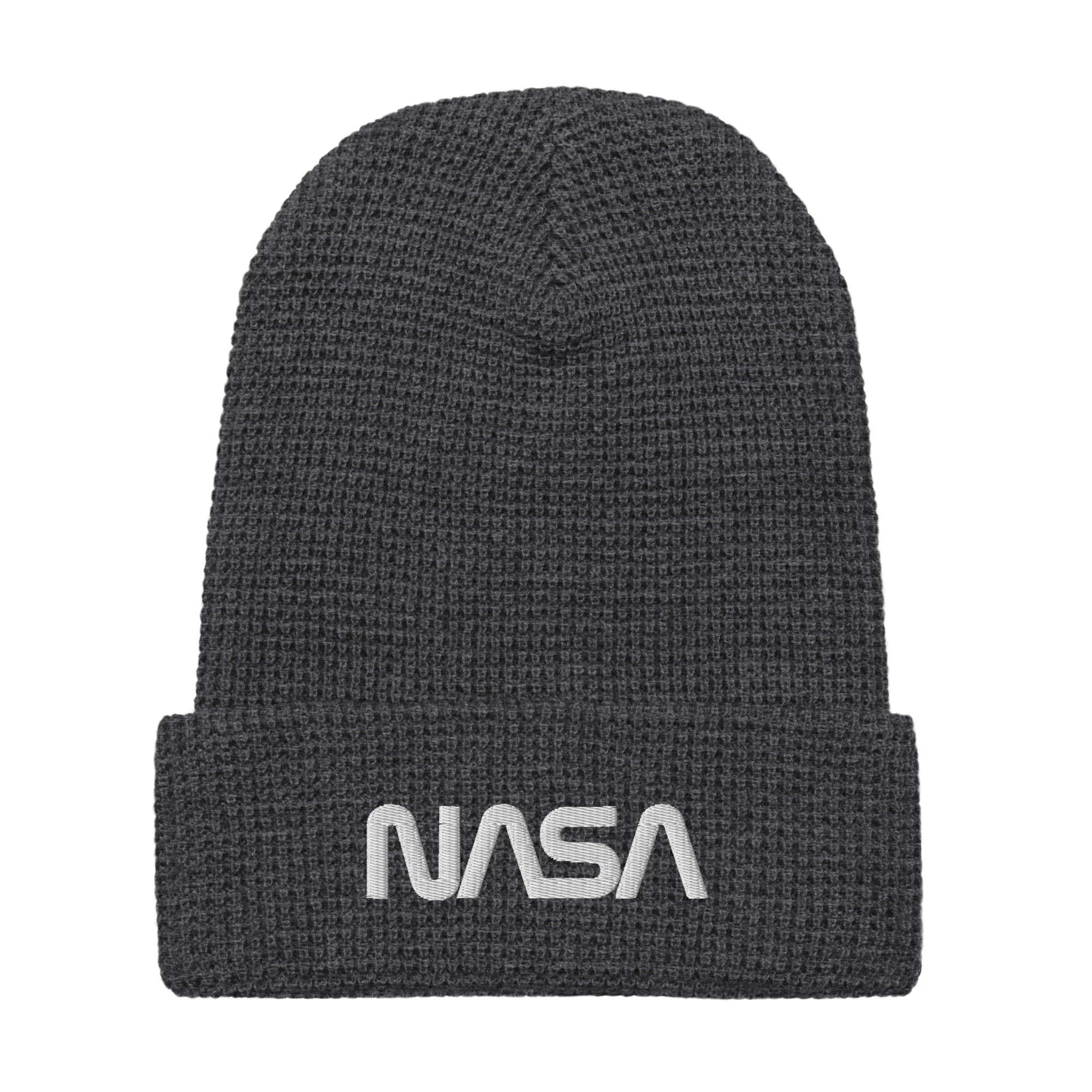 NASA Worm Richardson Waffle Cuffed Beanie - Image 3
