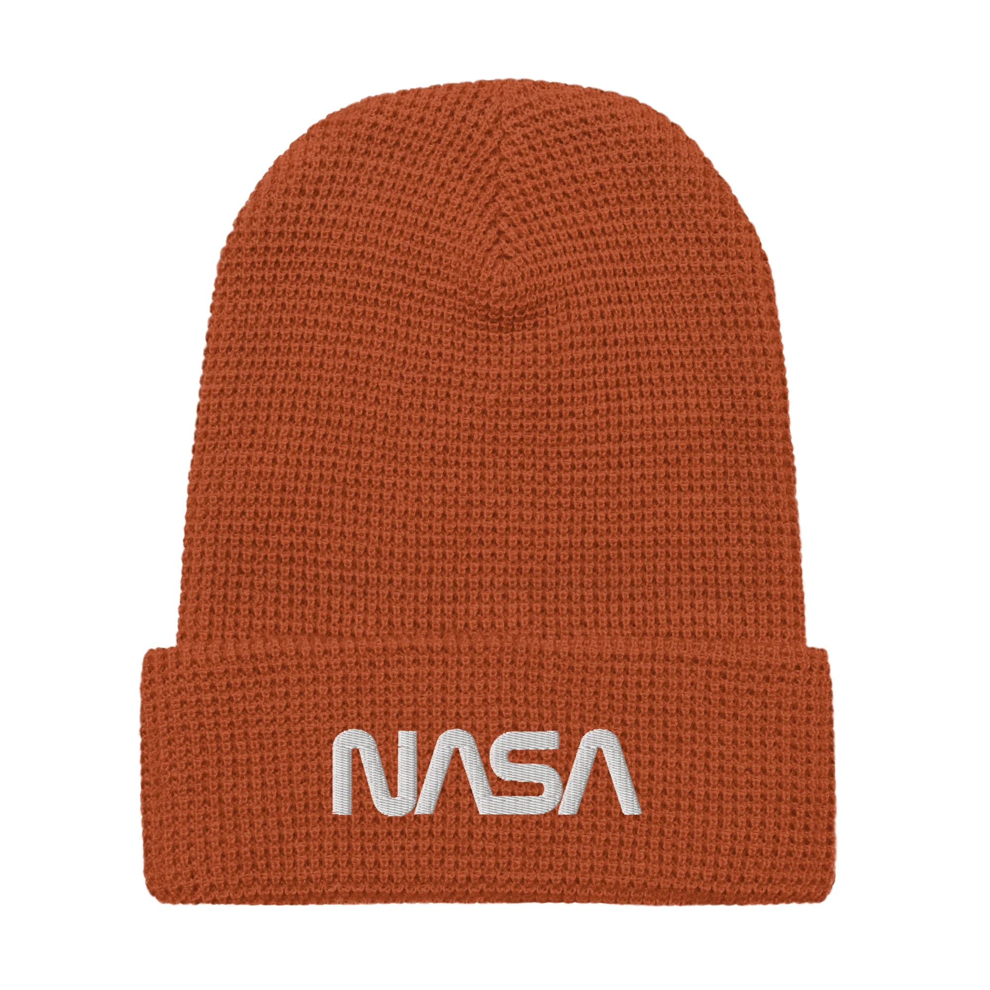 NASA Worm Richardson Waffle Cuffed Beanie - Image 4