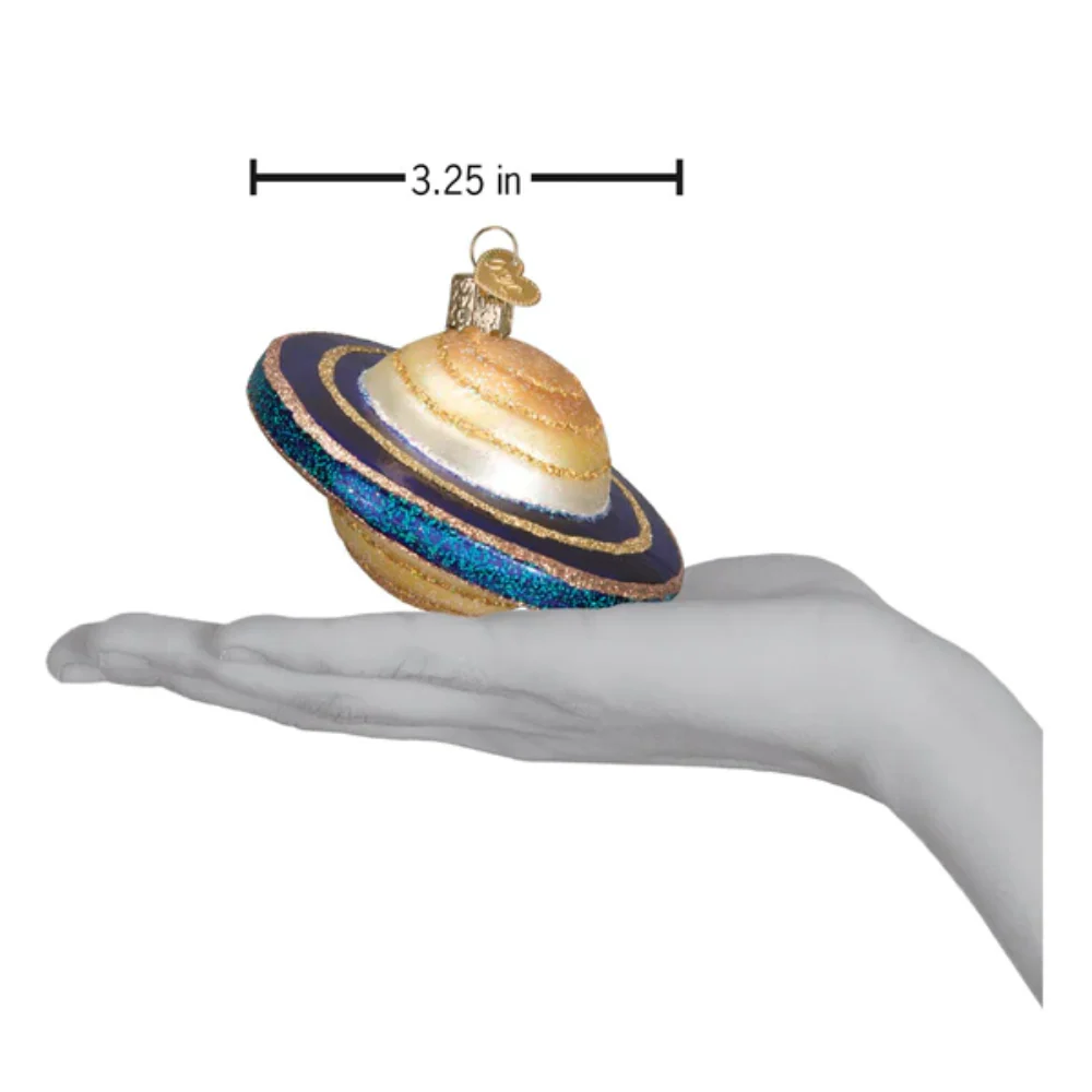 Saturn Glass Ornament - Image 4