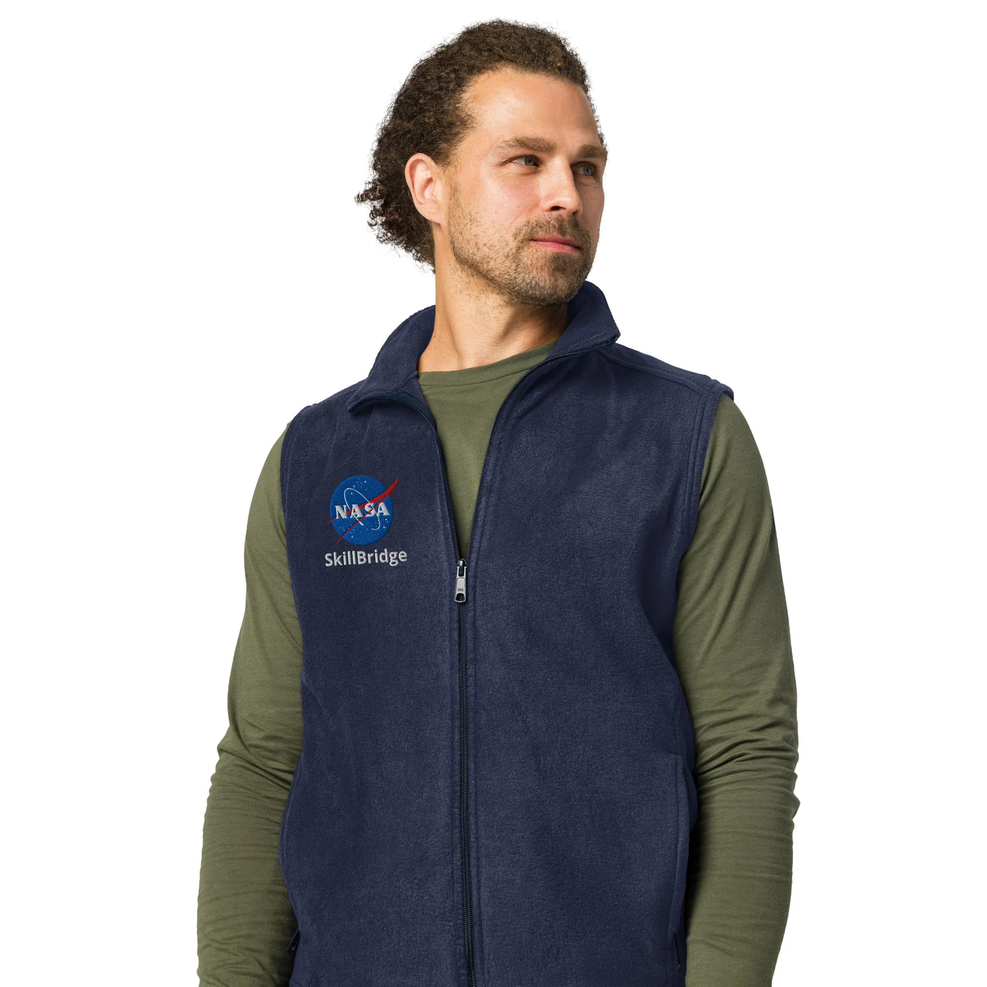 SkillBridge Men’s Columbia fleece vest - Image 7
