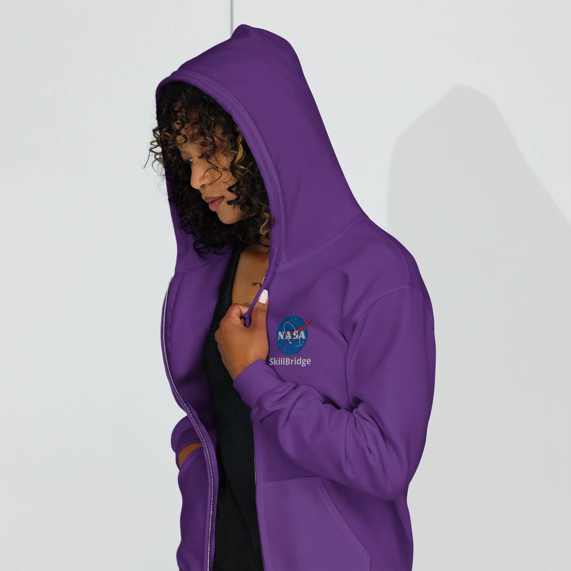 SkillBridge Unisex heavy blend zip hoodie - Image 10