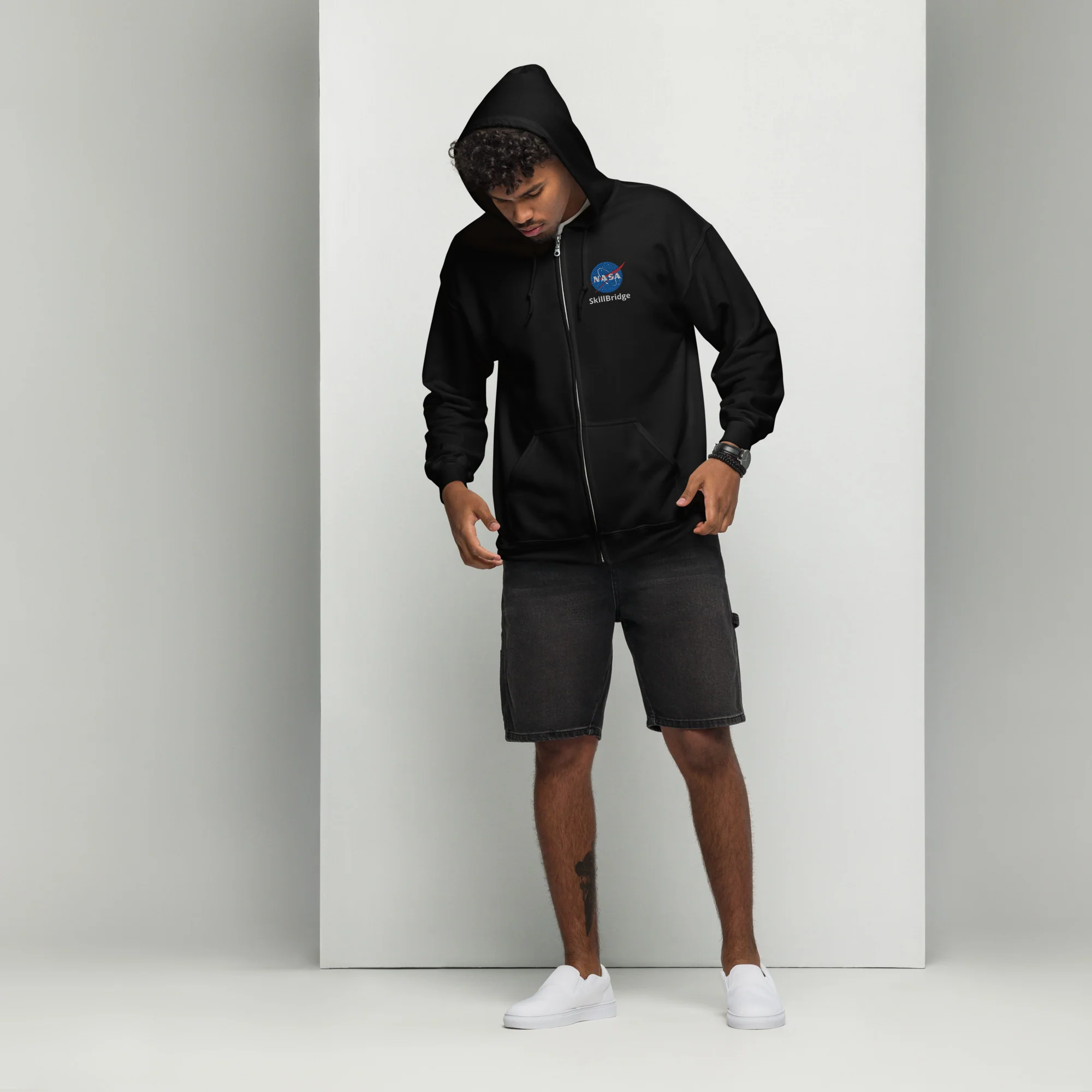 SkillBridge Unisex heavy blend zip hoodie - Image 9