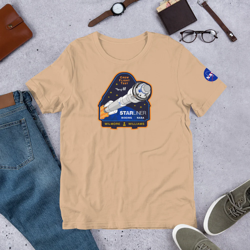 NASA's Boeing Crew Flight Test Unisex T-shirt - Image 10