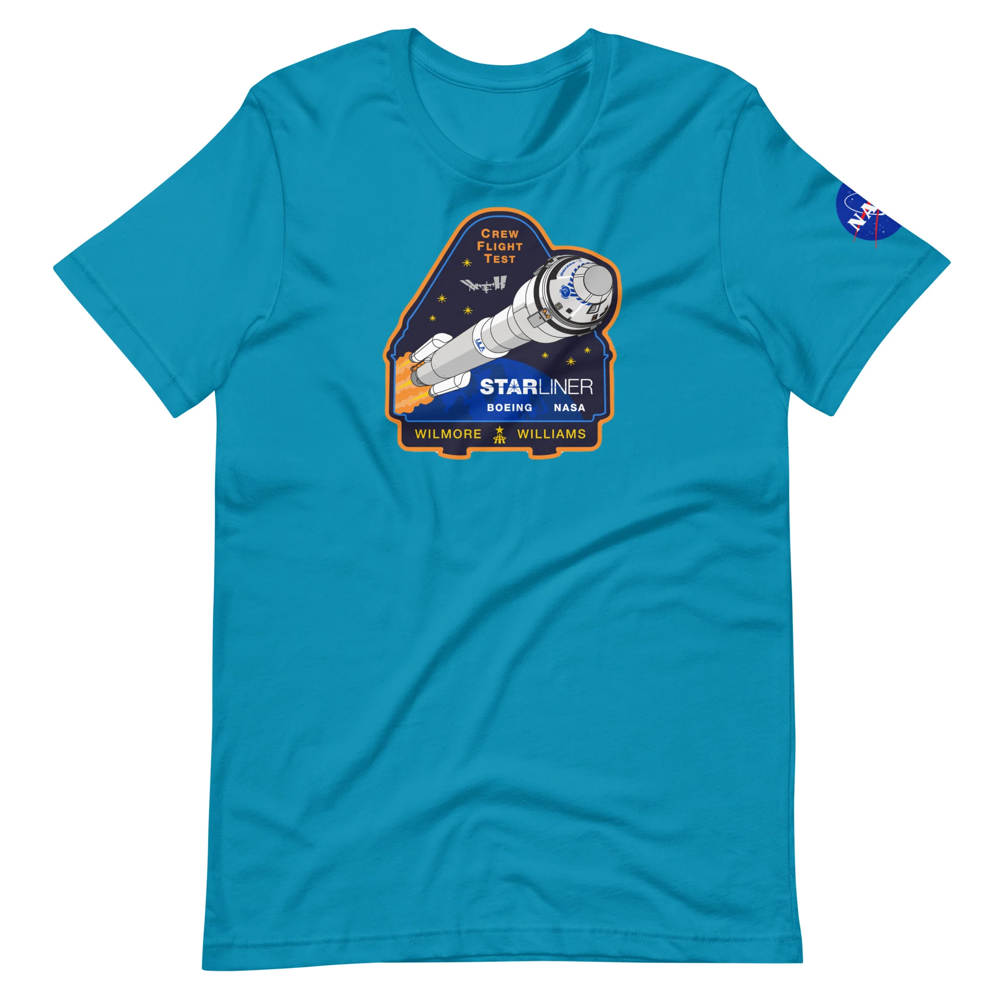 NASA's Boeing Crew Flight Test Unisex T-shirt - Image 3