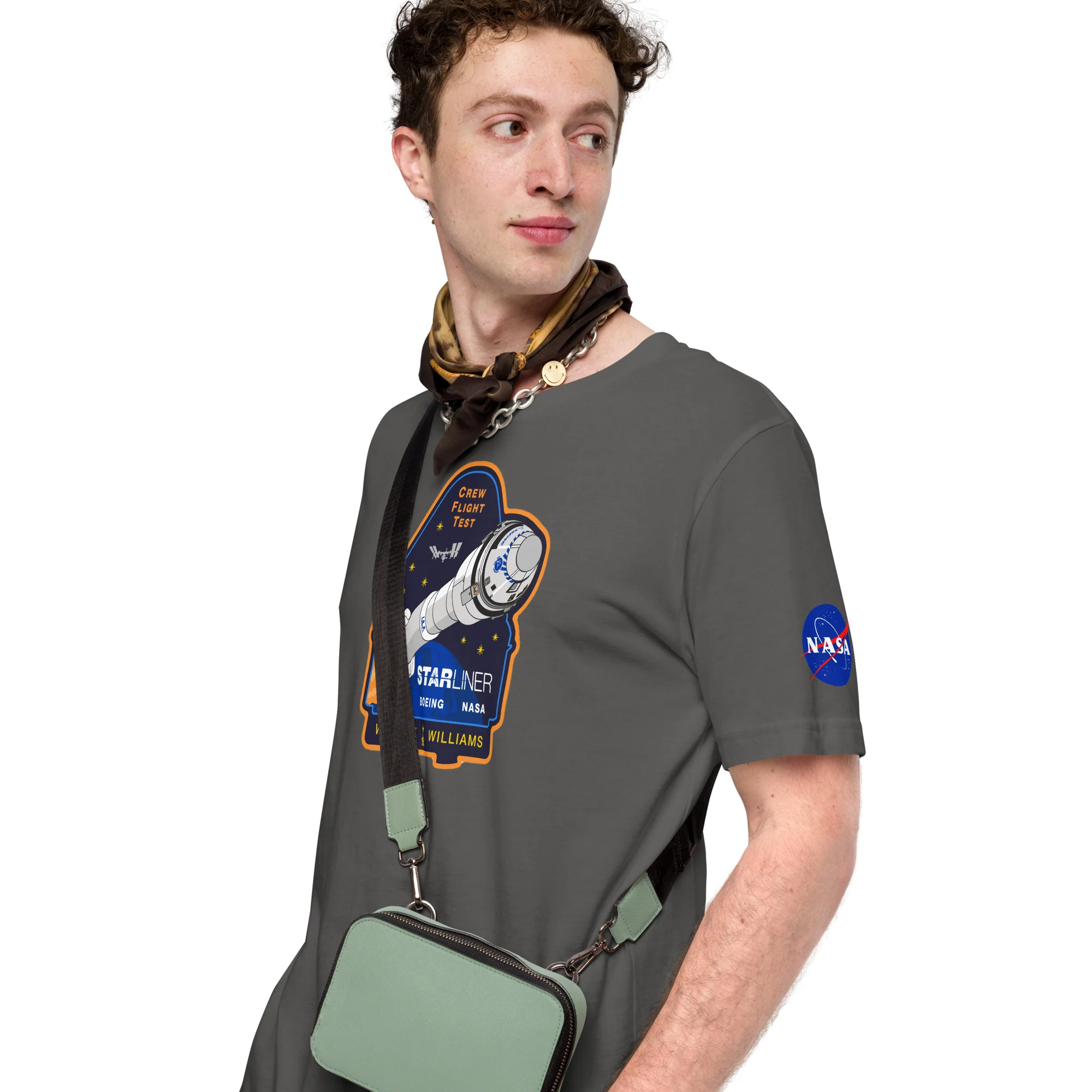 NASA's Boeing Crew Flight Test Unisex T-shirt - Image 8