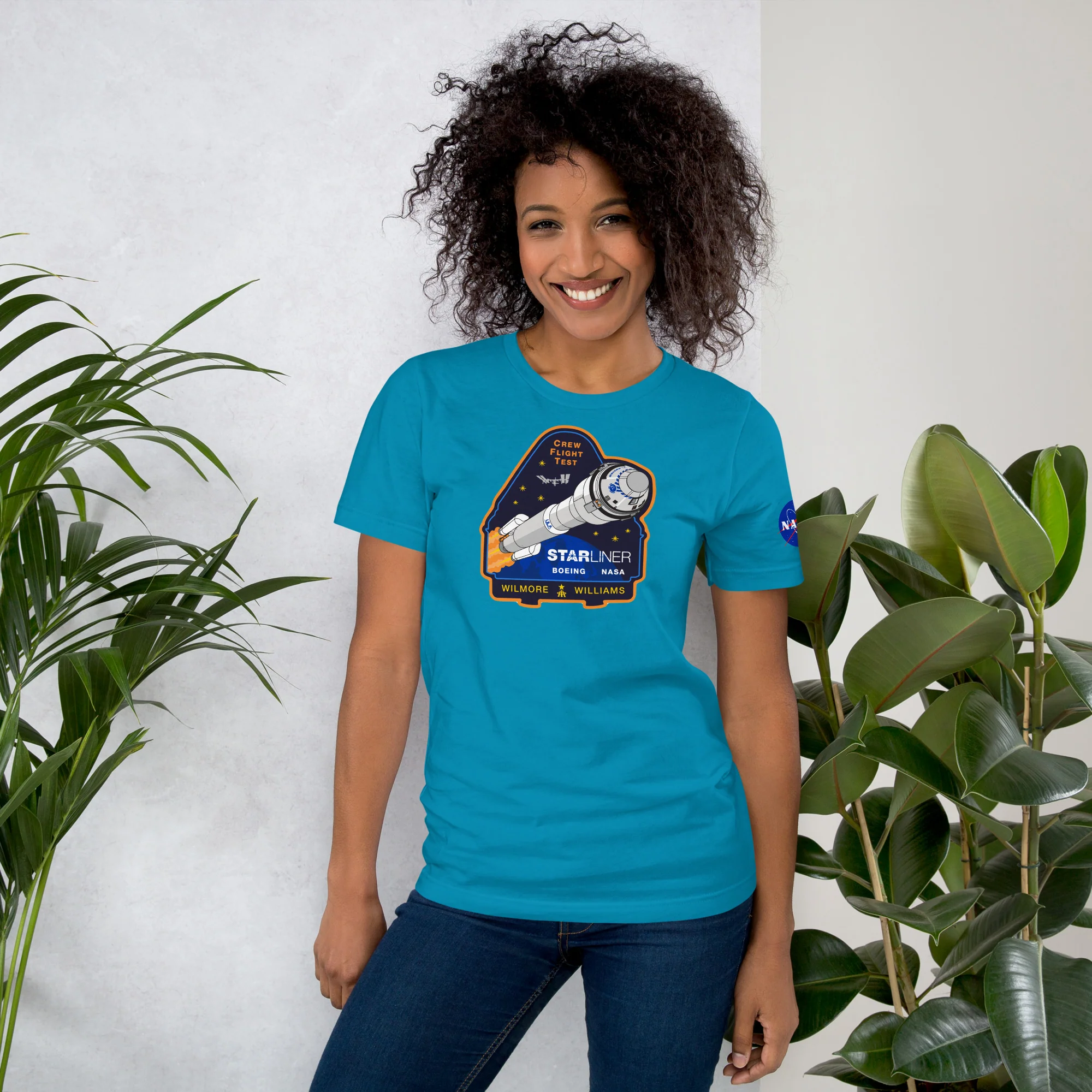 NASA's Boeing Crew Flight Test Unisex T-shirt - Image 9